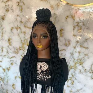 Black Braided Wig